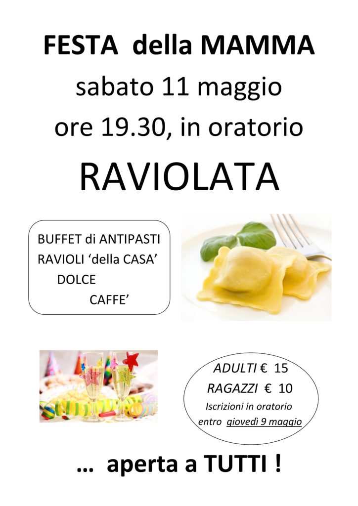 FESTA MAMMA - raviolata